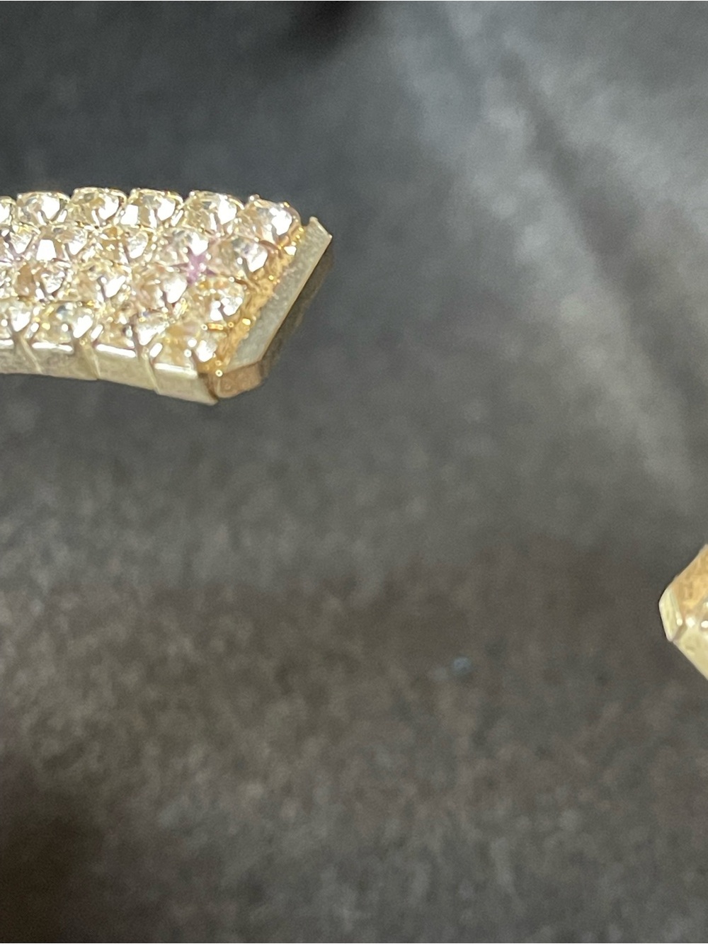 80’s Vintage! Crystal Pavé collar - Silver Tone - Picture 5 of 5
